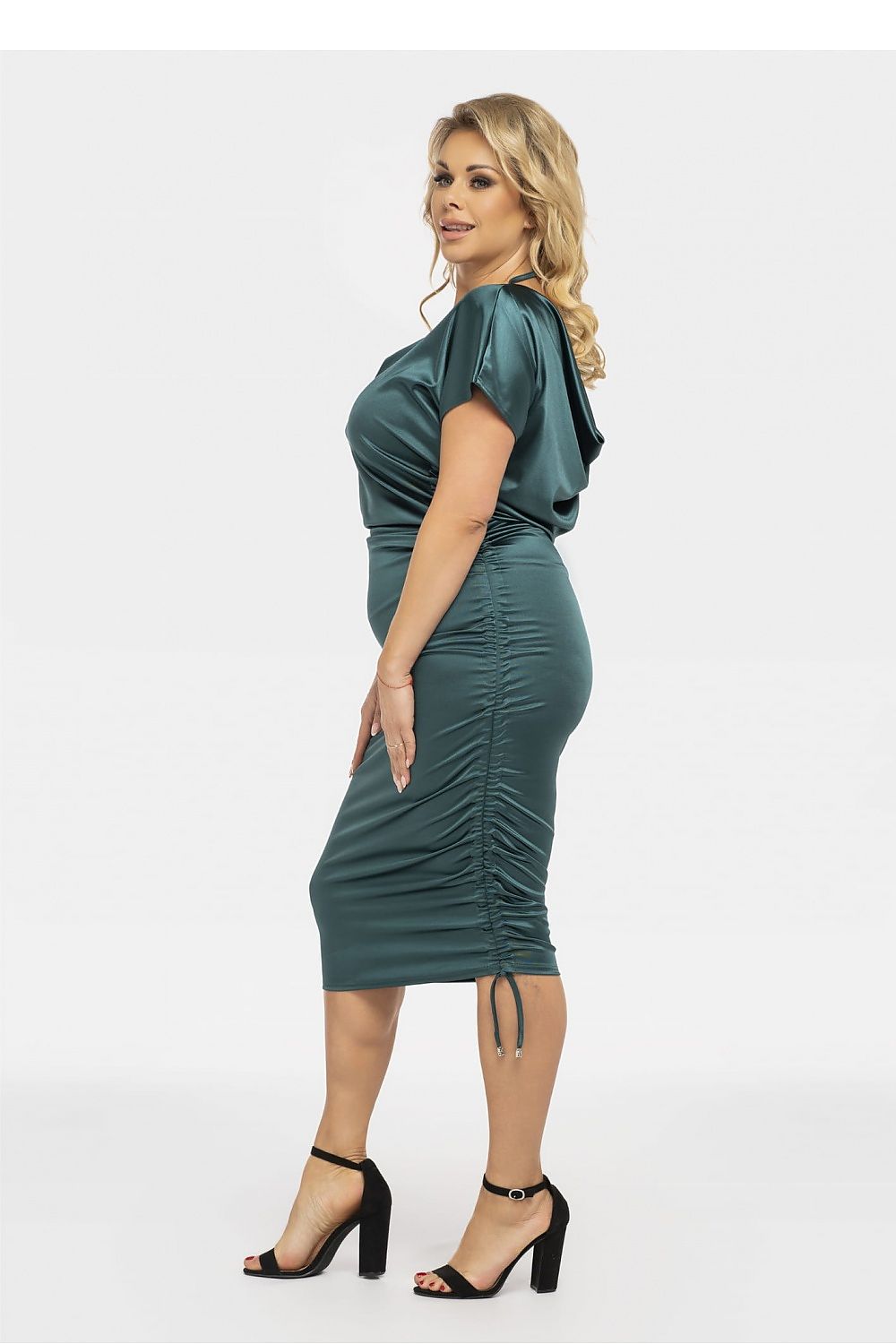  Plus size dress model 190945 Karko 