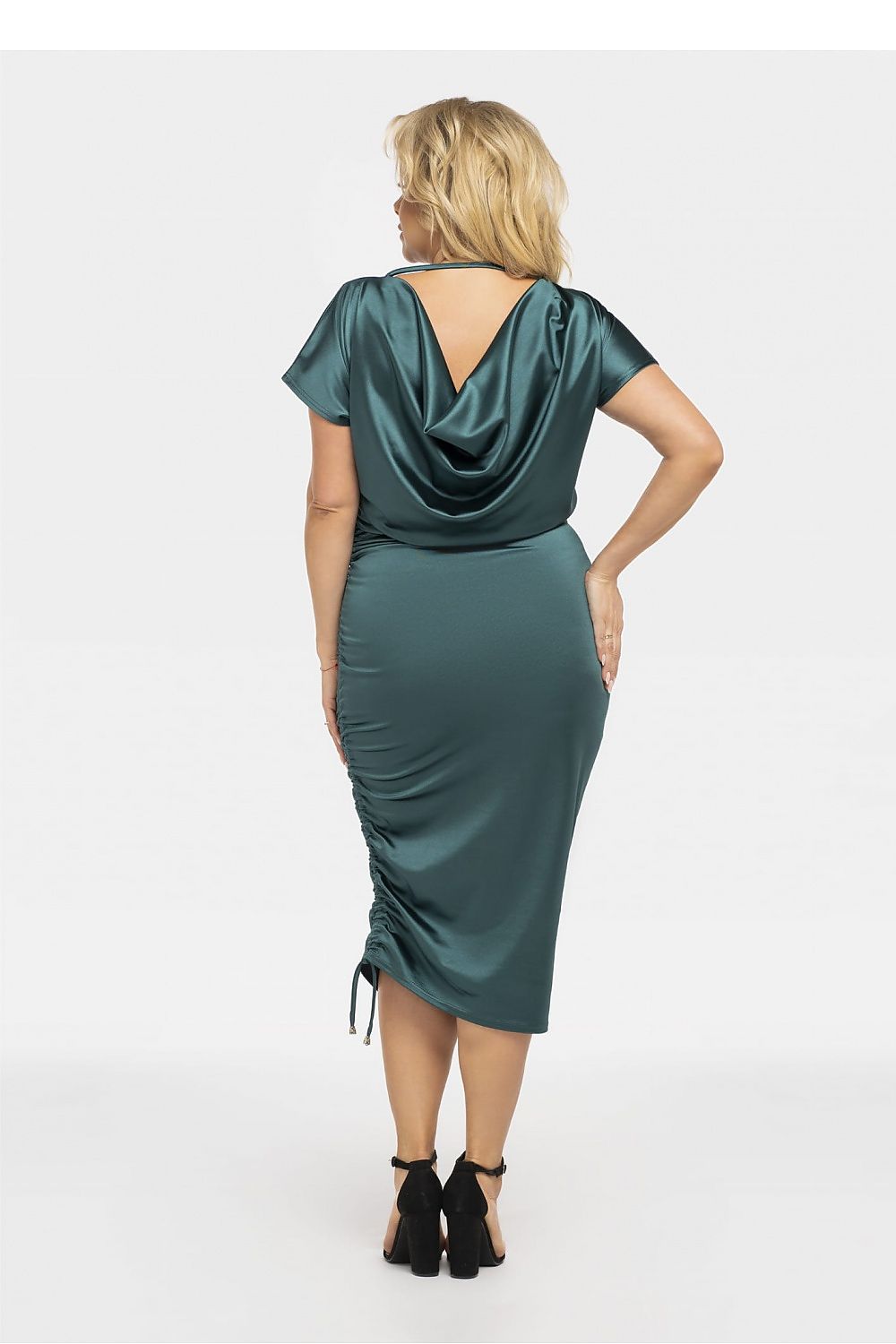  Plus size dress model 190945 Karko 