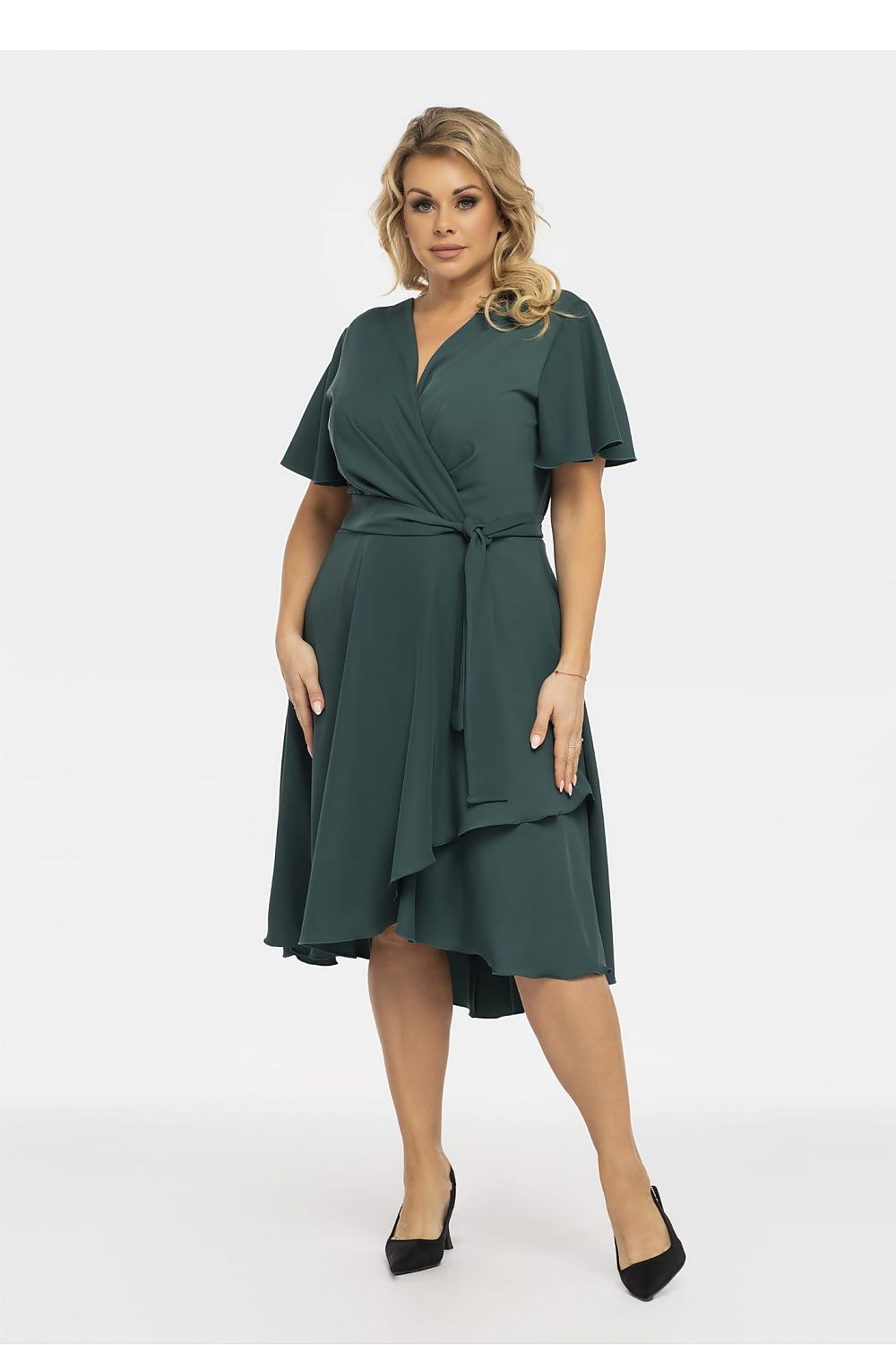  Plus size dress model 190950 Karko 