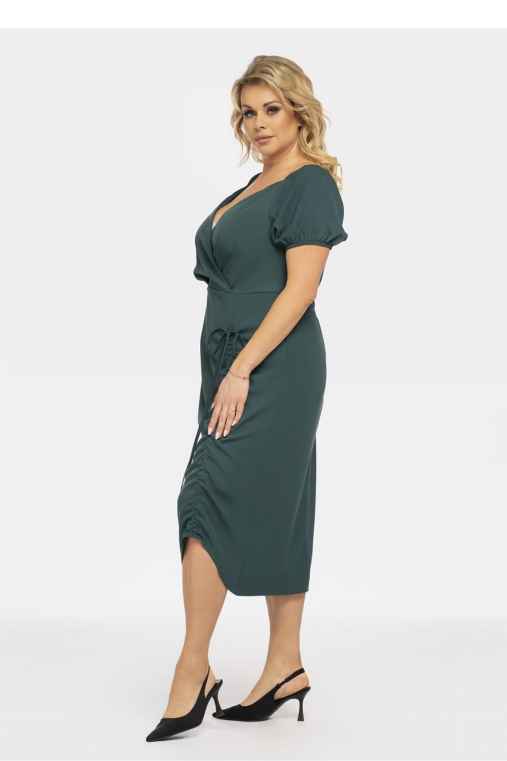  Plus size dress model 190954 Karko 