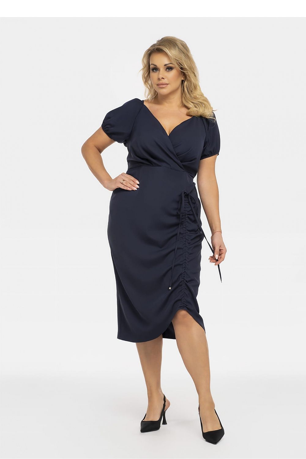  Plus size dress model 190955 Karko 