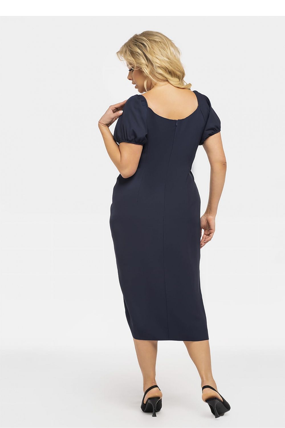  Plus size dress model 190955 Karko 