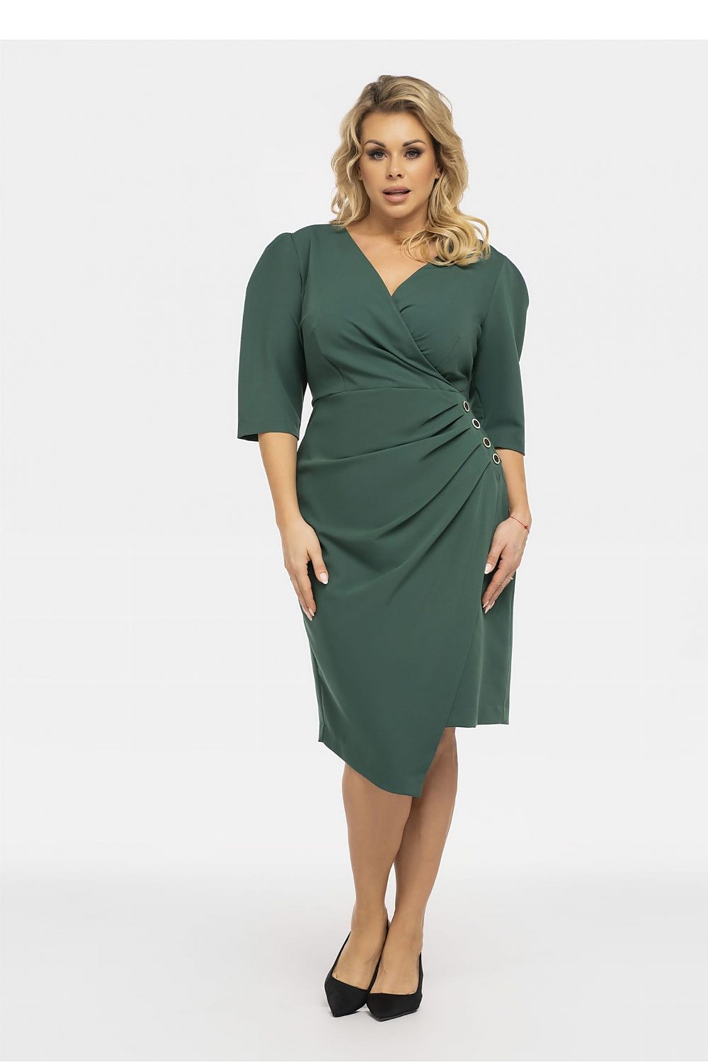  Plus size dress model 190962 Karko 