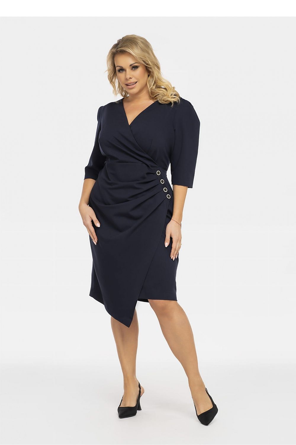  Plus size dress model 190963 Karko 