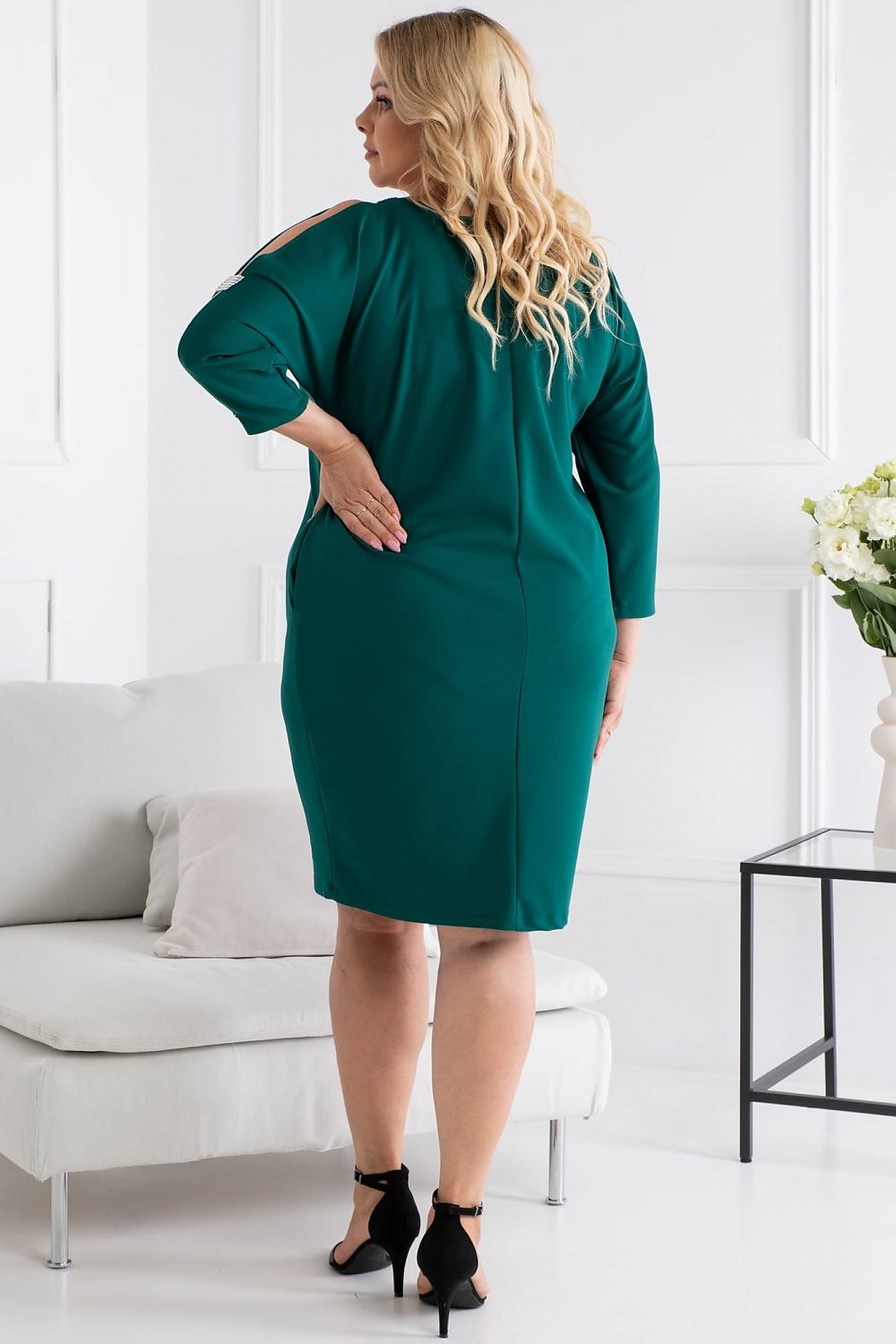  Plus size dress model 191382 Karko 