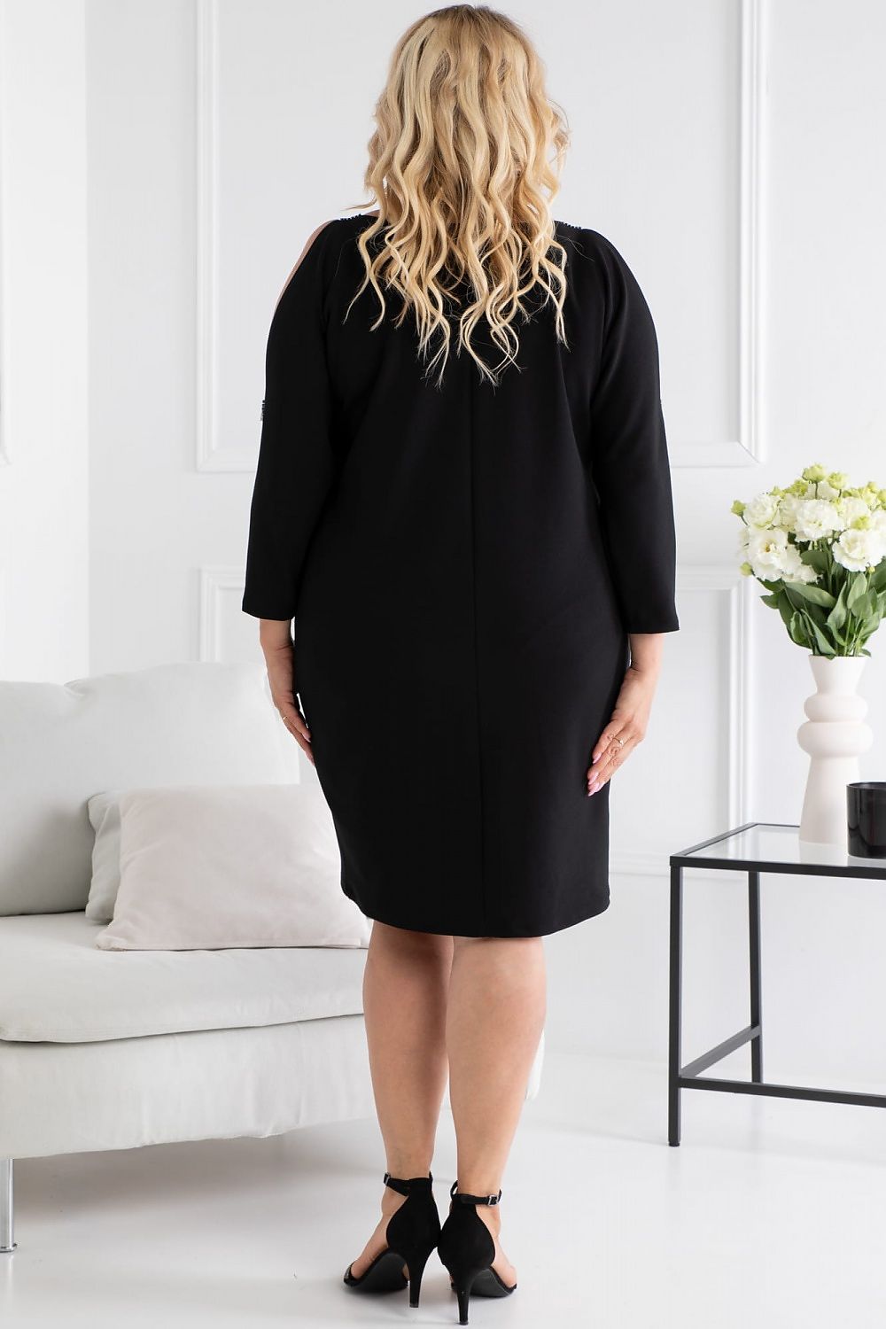  Plus size dress model 191383 Karko 