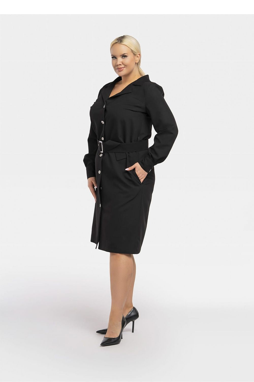  Plus size dress model 193905 Karko 