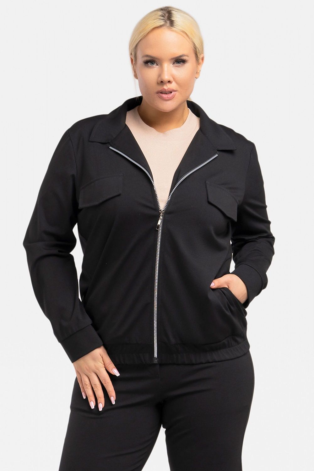  Plus size sweatshirt model 193914 Karko 