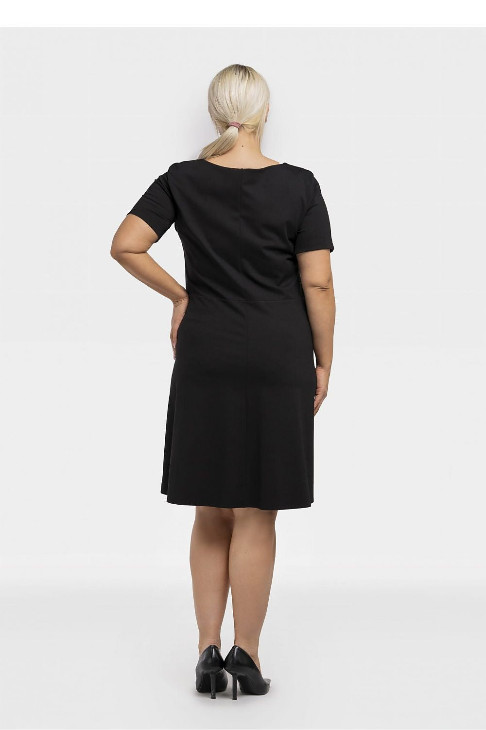  Plus size dress model 195021 Karko 