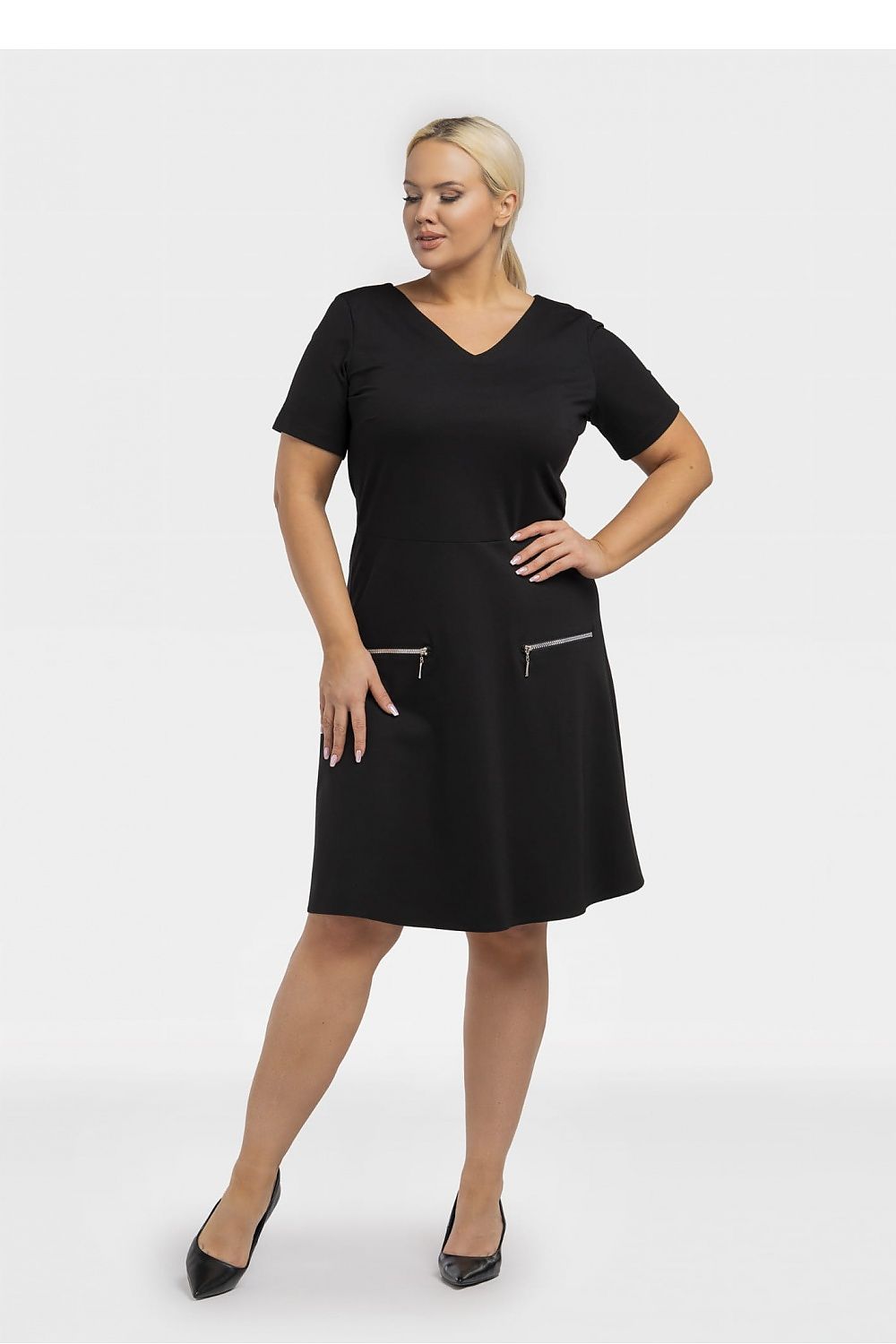  Plus size dress model 195021 Karko 