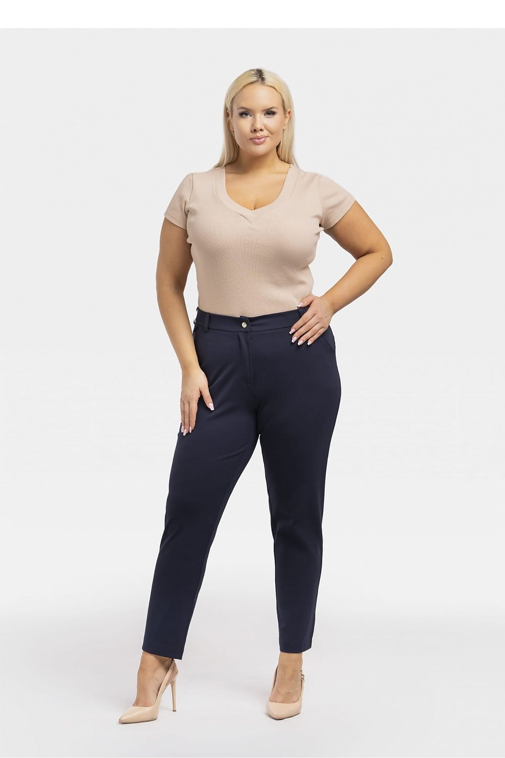  Plus size Trousers model 195038 Karko 