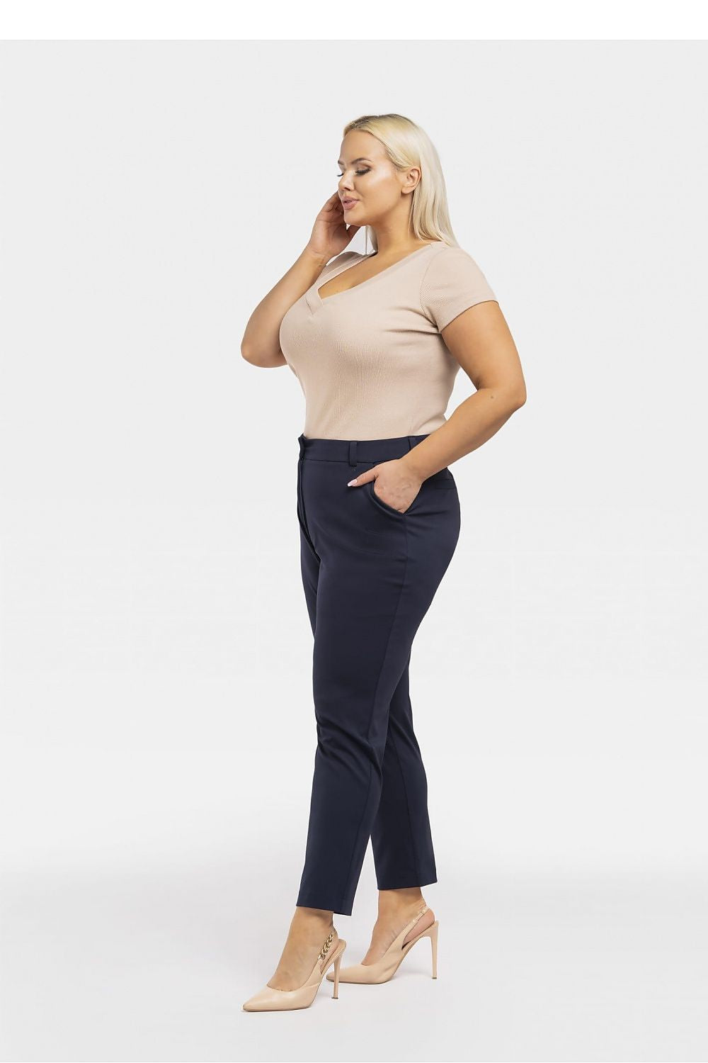  Plus size Trousers model 195038 Karko 