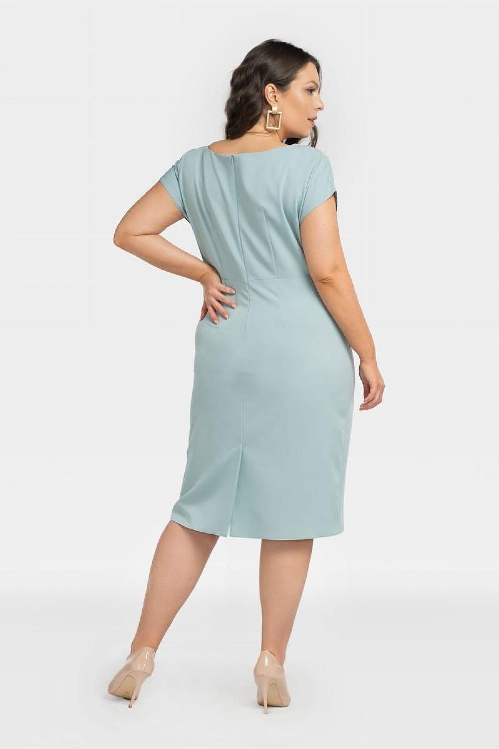  Plus size dress model 196877 Karko 