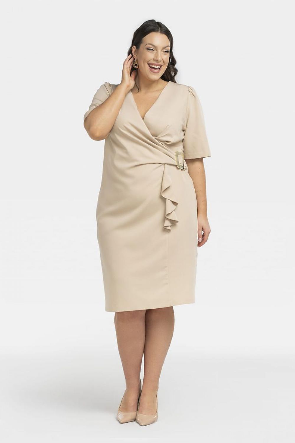  Plus size dress model 196891 Karko 