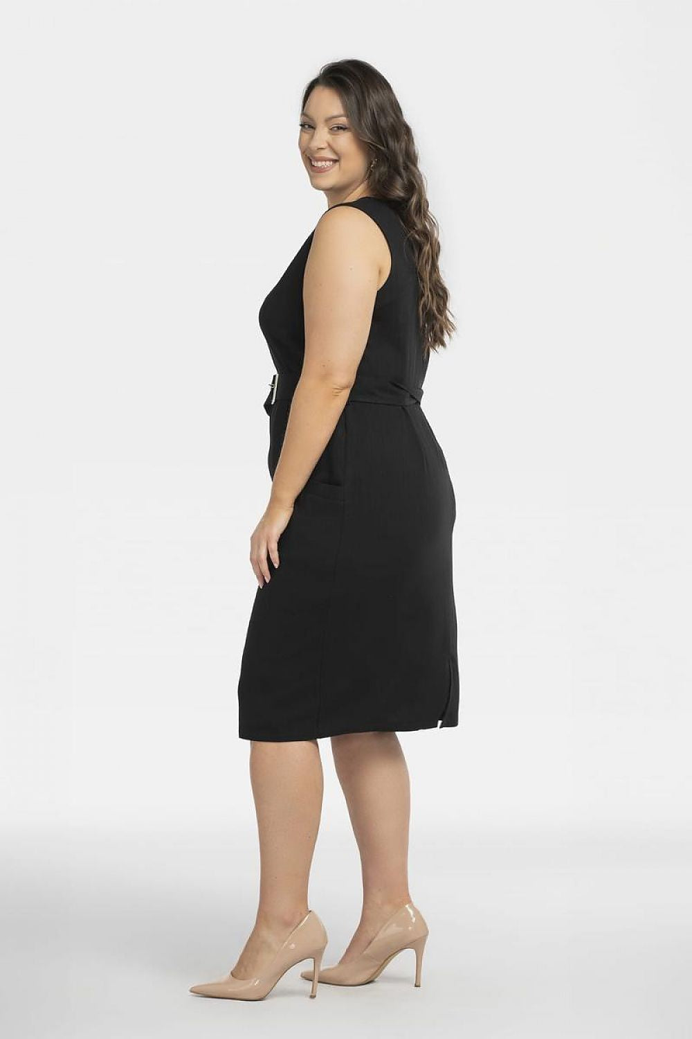  Plus size dress model 198156 Karko 