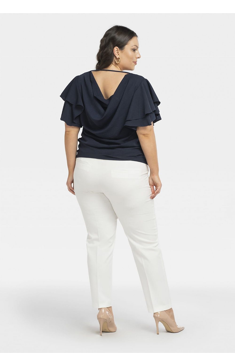  Plus size blouse model 198327 Karko 