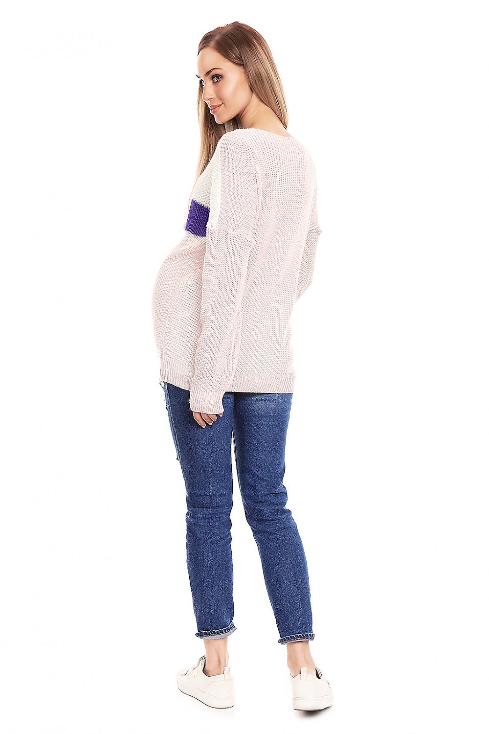  Pregnancy sweater model 132025 PeeKaBoo 