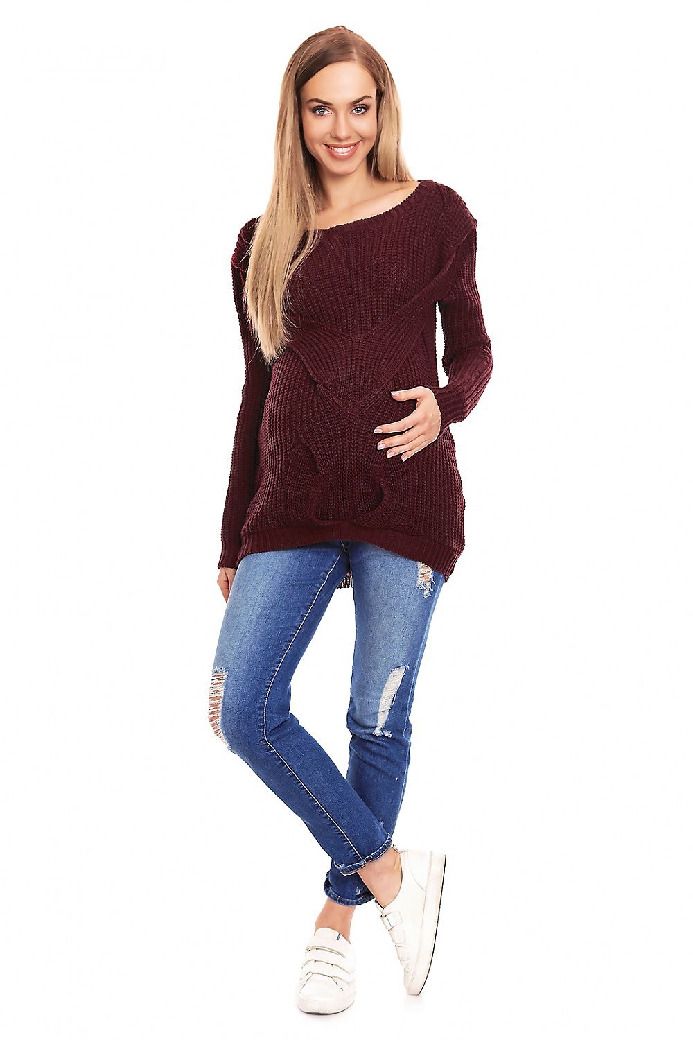  Pregnancy sweater model 132031 PeeKaBoo 