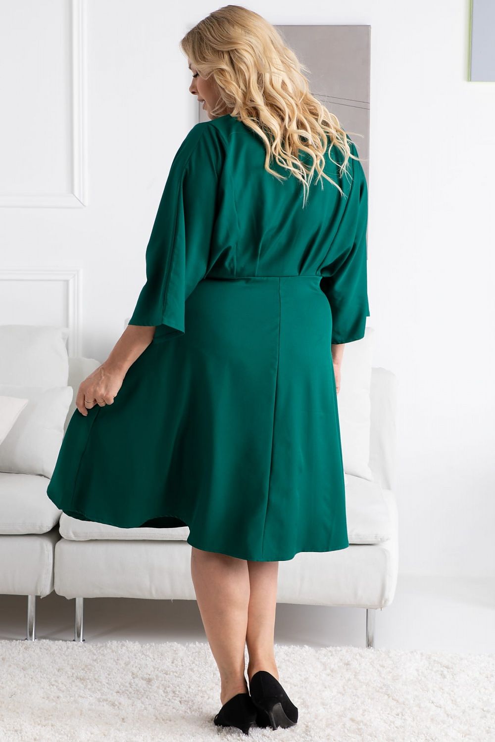  Plus size dress model 168958 Karko 