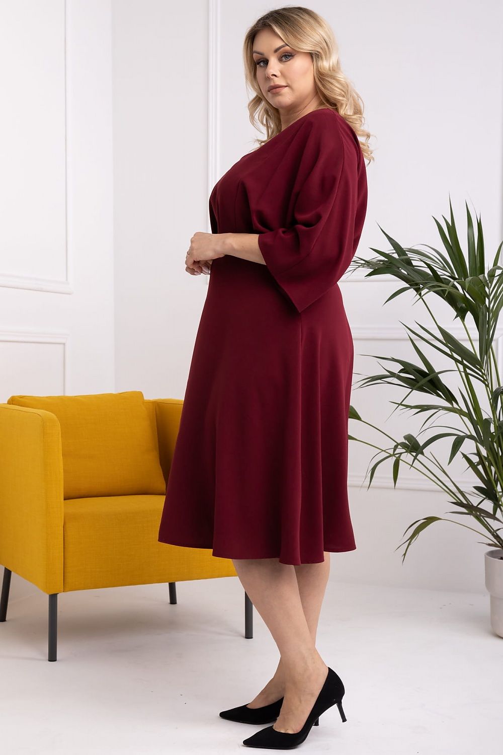  Plus size dress model 169252 Karko 