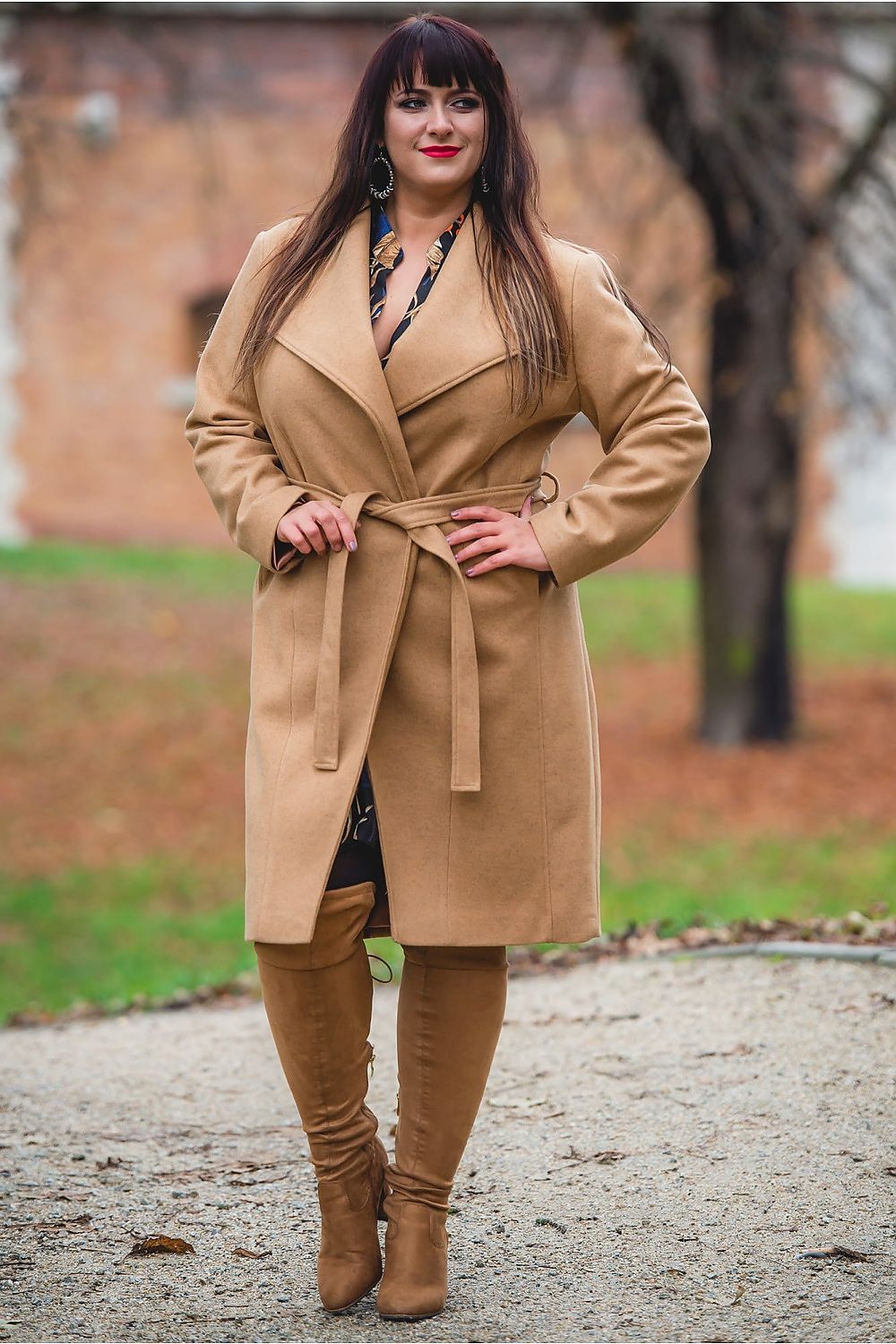  Coat plus size model 173081 Karko 