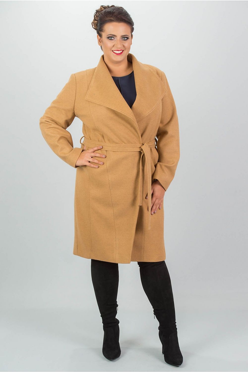  Coat plus size model 173081 Karko 