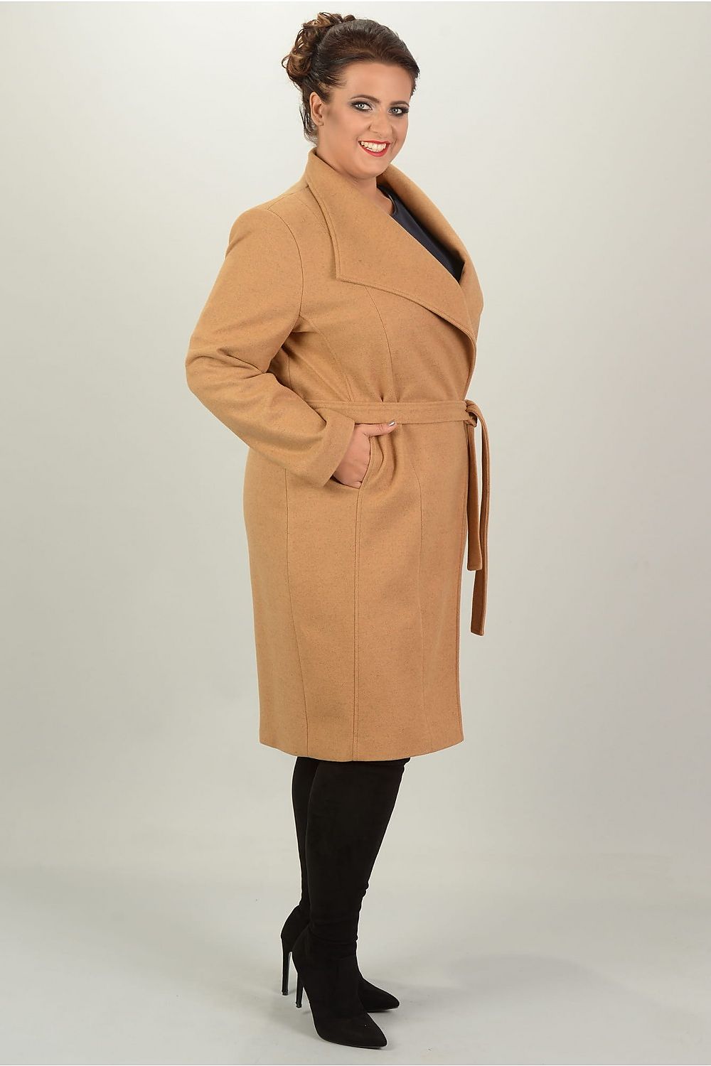  Coat plus size model 173081 Karko 