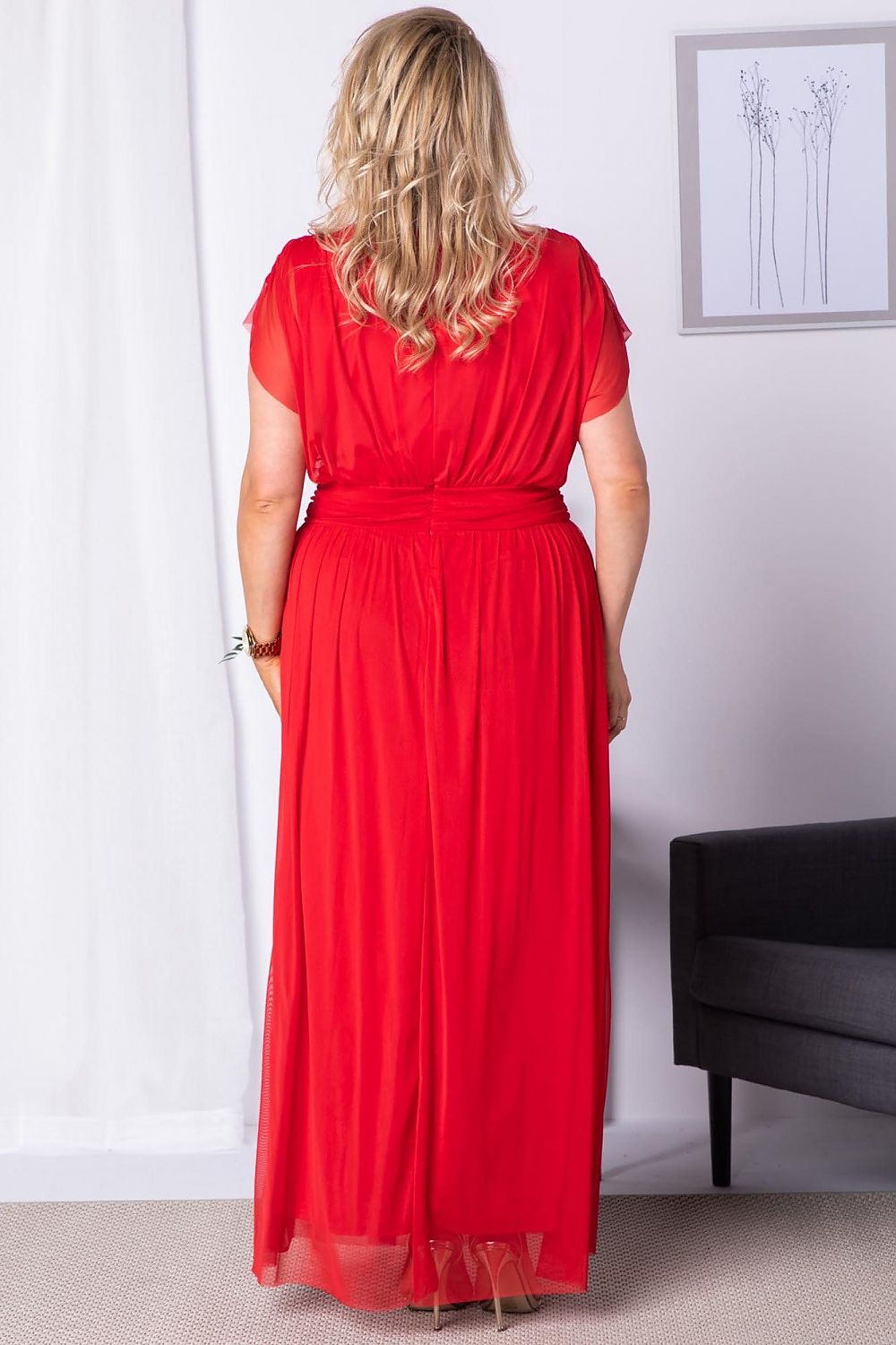  Plus size dress model 175249 Karko 