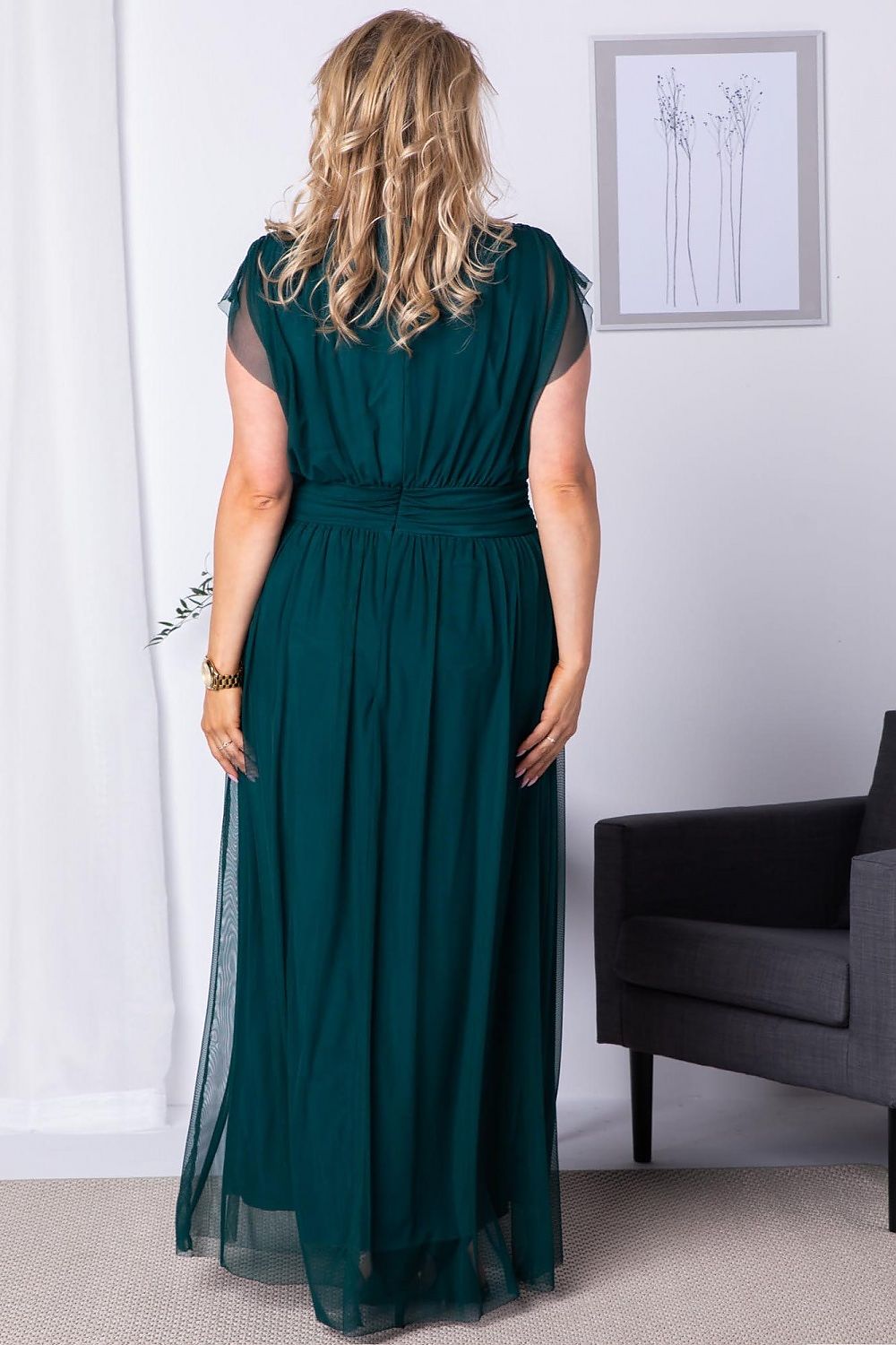  Plus size dress model 175251 Karko 