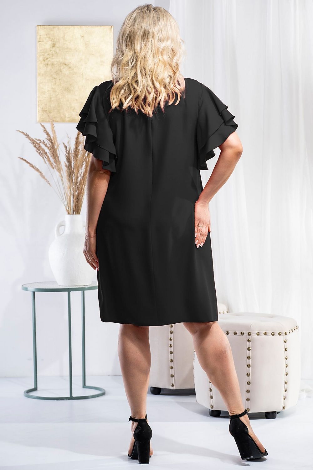  Plus size dress model 180442 Karko 