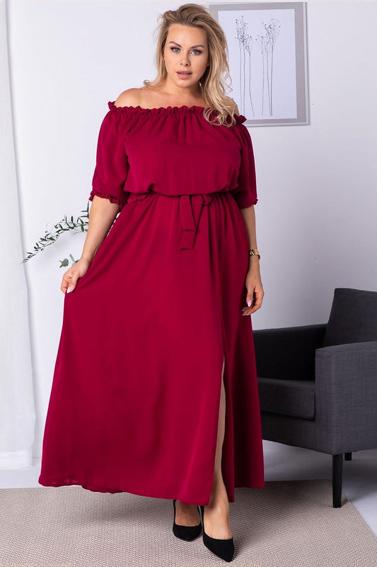  Plus size dress model 182179 Karko 