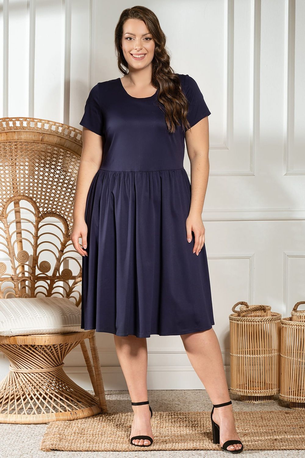  Plus size dress model 183285 Karko 