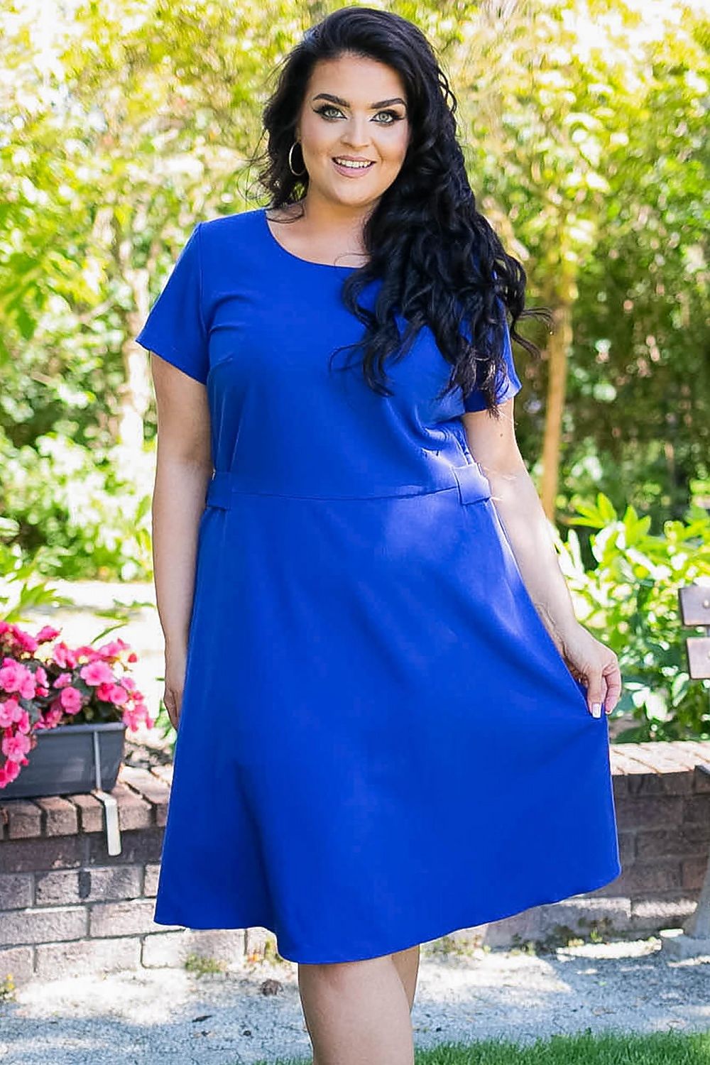  Plus size dress model 183336 Karko 