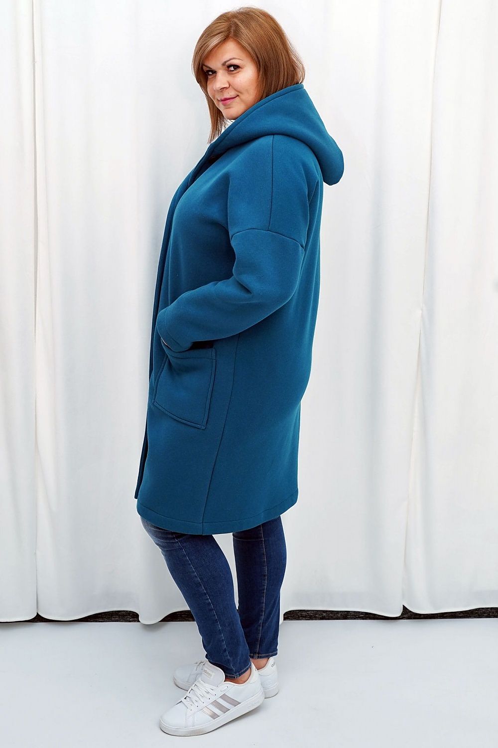  Coat plus size model 184905 Karko 